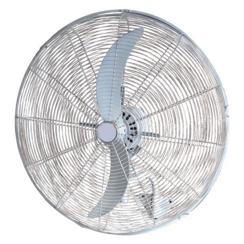 Eurolamp 300-23502 Βιομηχανικός Ανεμιστήρας Τοίχου με Τηλεχειριστήριο 71cm 180W Λευκό